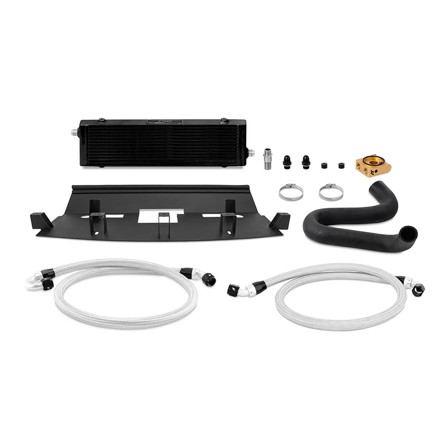 Oil Cooler Kit, Black, Thermostatic, fits Ford Mustang GT 2018-2023