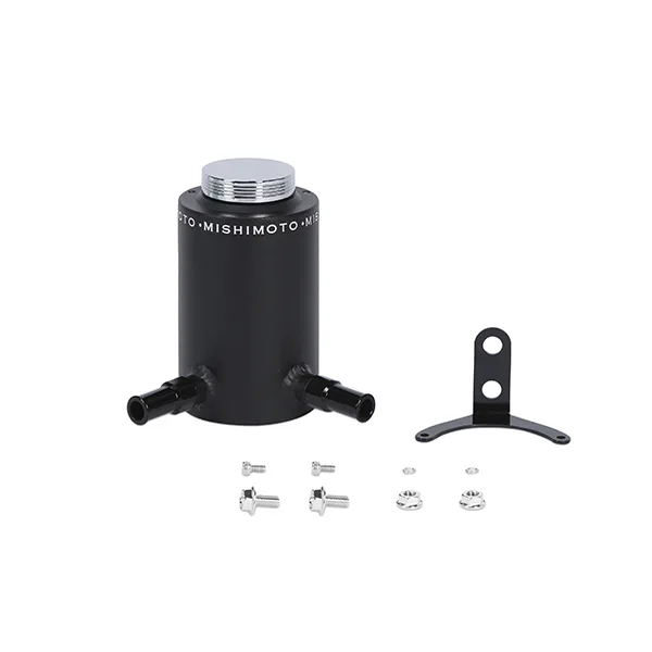 MMRT-PSAWBK Aluminum Power Steering Reservoir Tank, Black