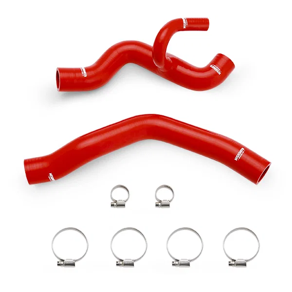 Silicone Radiator Hose Kit, Red, fits Chevrolet Camaro V6 2016-2024