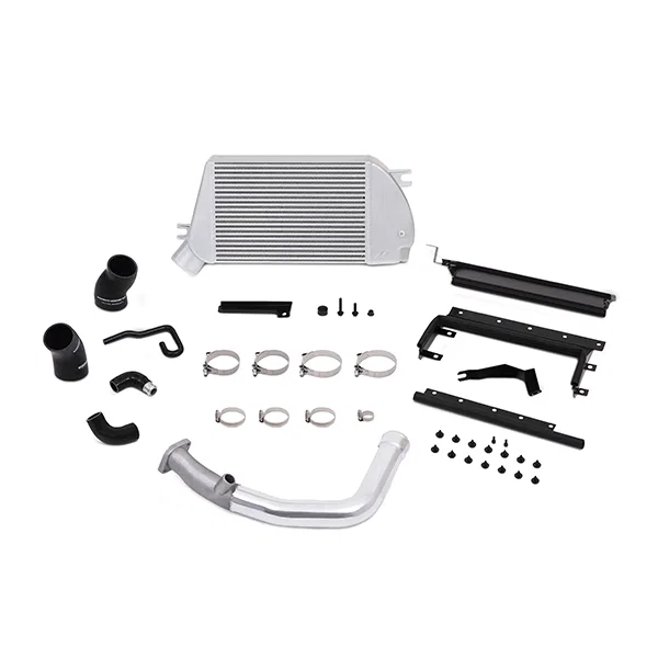 Top-Mount Intercooler & Charge-Pipe Kit, Silver, fits Subaru WRX 2015-2021