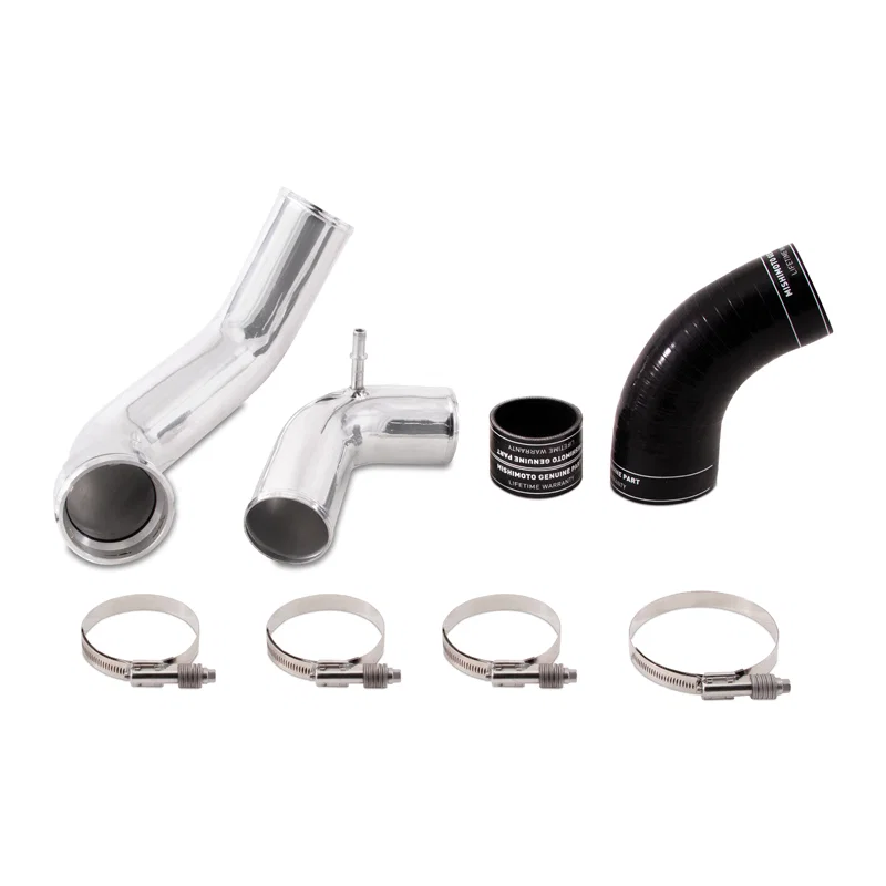 Intercooler Pipe Kit, Polished, Cold-side, fits Ford F-150 3.5L EcoBoost 2017-20