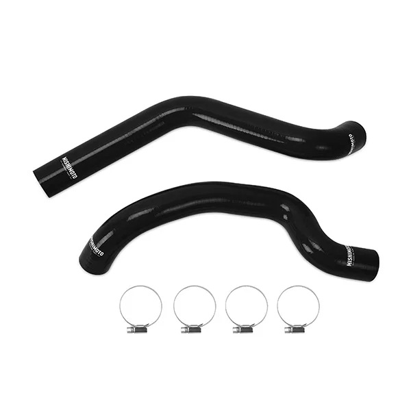 Silicone Hose Kit, Black, fits Jeep Wrangler 6 Cyl 2007-2011