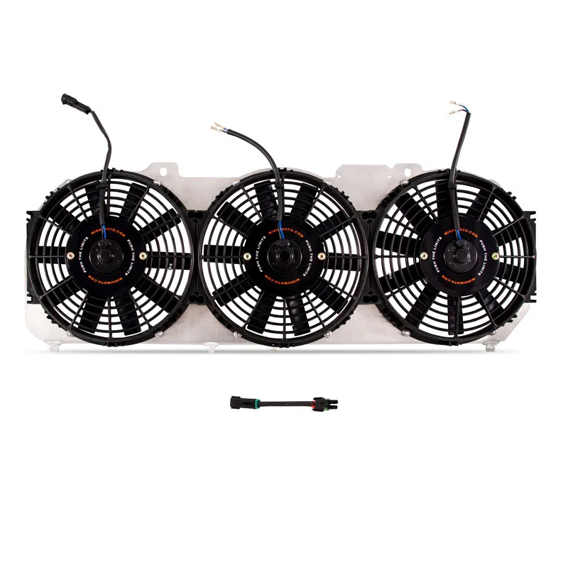 Aluminum Fan Shroud Kit, Polished, fits Jeep Cherokee XJ 4.0L 1989-2001