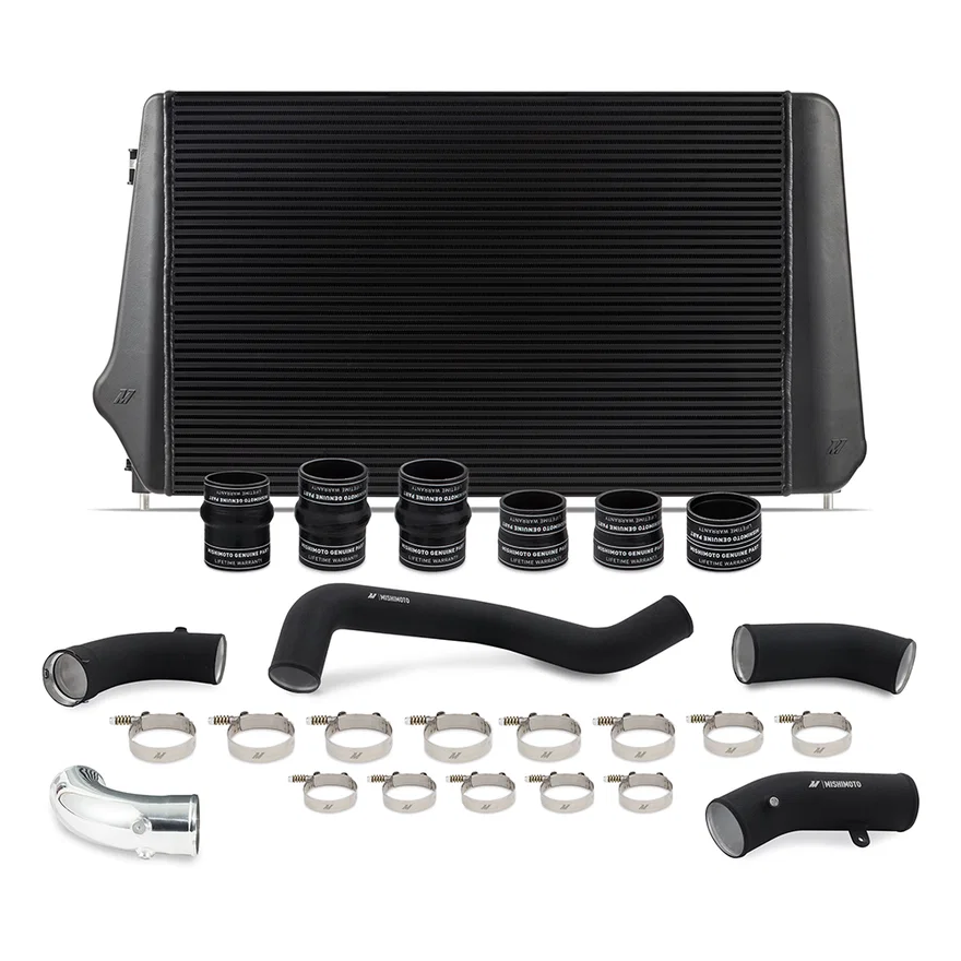 Intercooler Kit, Black/Black, fits Chevrolet/GMC 6.6L Duramax L5P 2017-2019