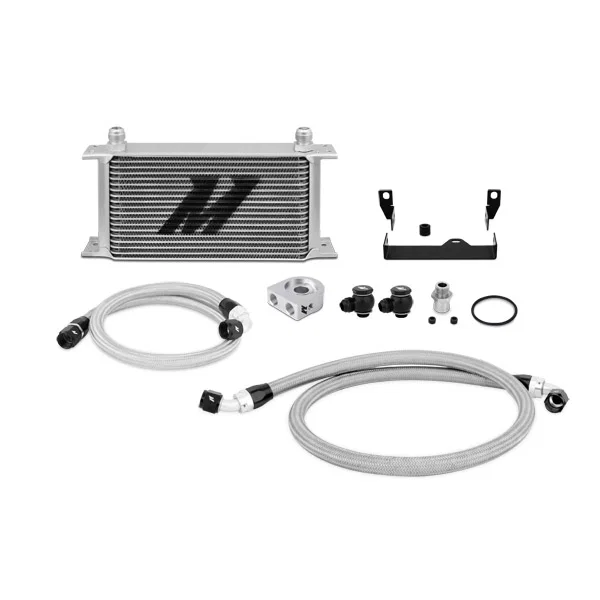 Oil Cooler Kit, Silver, fits Subaru WRX/STI 2006-2007