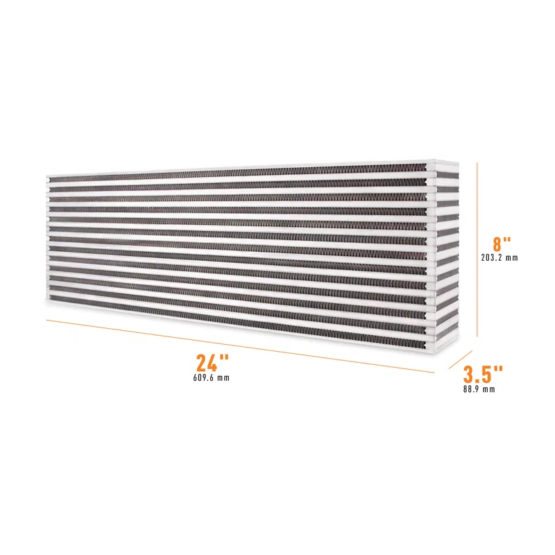 Universal Air-to-Air Race Intercooler Core 24in x 8in x 3.5in