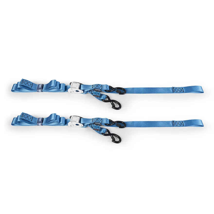 Borne Off-Road BNRTC-TDCB-2BL Cam Buckle Tie-Down Kit (2-pack), Blue