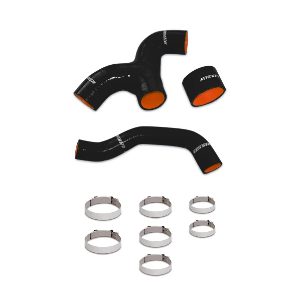 MMHOSE-SUB-INTBK Silicone Intercooler Hoses, Black, fits Subaru Impreza WRX 2001-2005