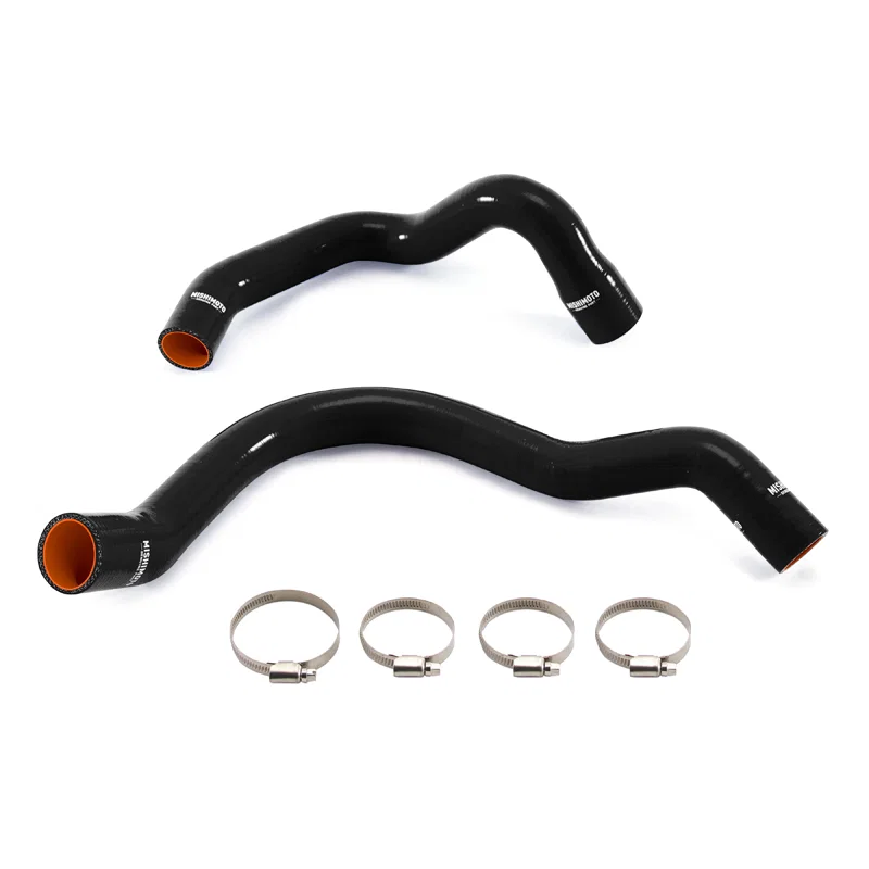Silicone Radiator Hose Kit, Black, fits Jeep Cherokee XJ 4.0L 1991-2001