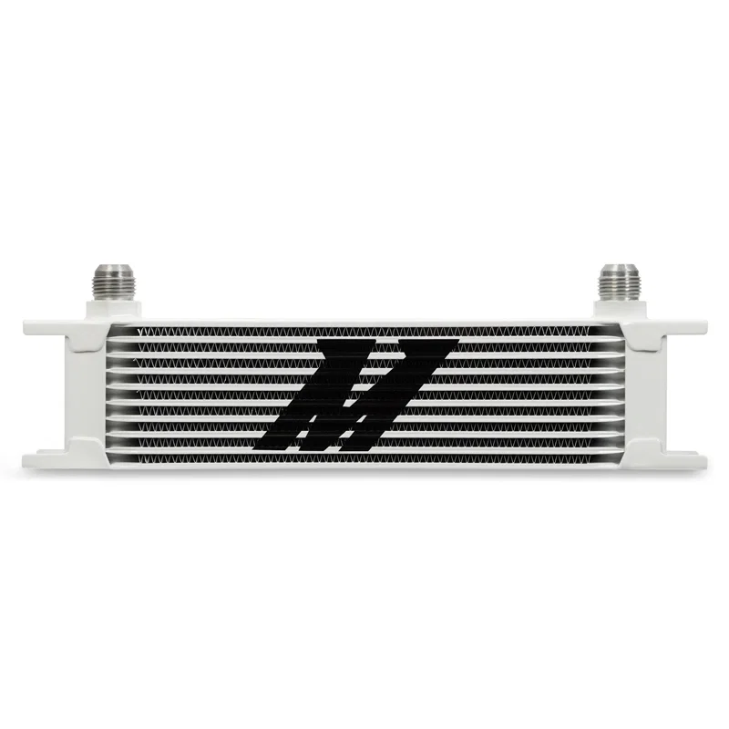 Universal Oil Cooler, 10-Row, White