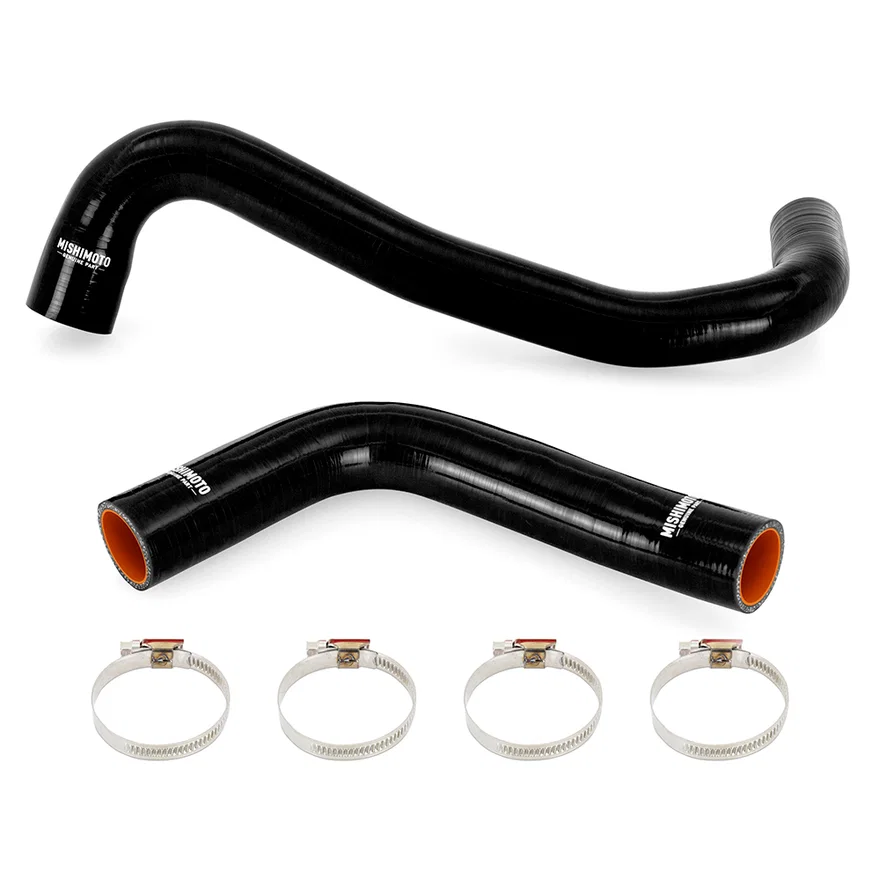 Silicone Radiator Hose Kit, Black, fits Toyota Land Cruiser 4.7L 1998-2007