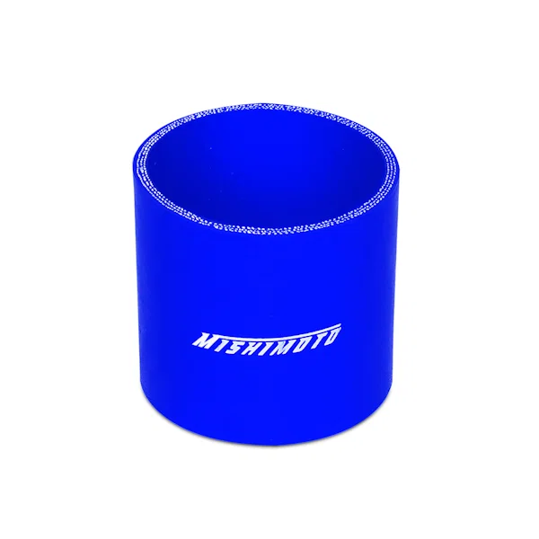 Straight Coupler, Blue, Silicone, 3.00in