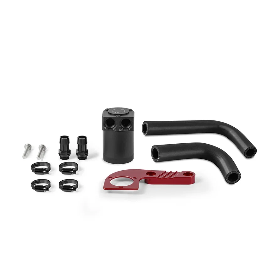 Baffled Oil Catch Can, Sakhir Orange, CCV Side, fits BMW F8X M3/M4 2015-2020
