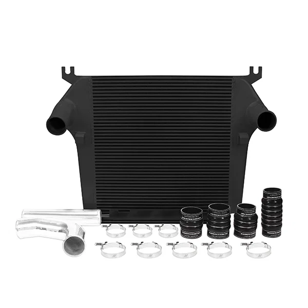 Intercooler Kit, Black/Polished, fits Dodge 6.7L Cummins 2010-2012