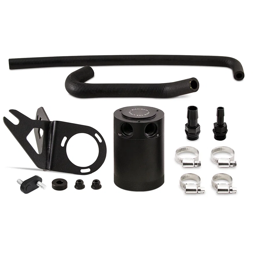 Baffled Oil Catch Can, PCV Side, fits Kia Stinger GT 2022+