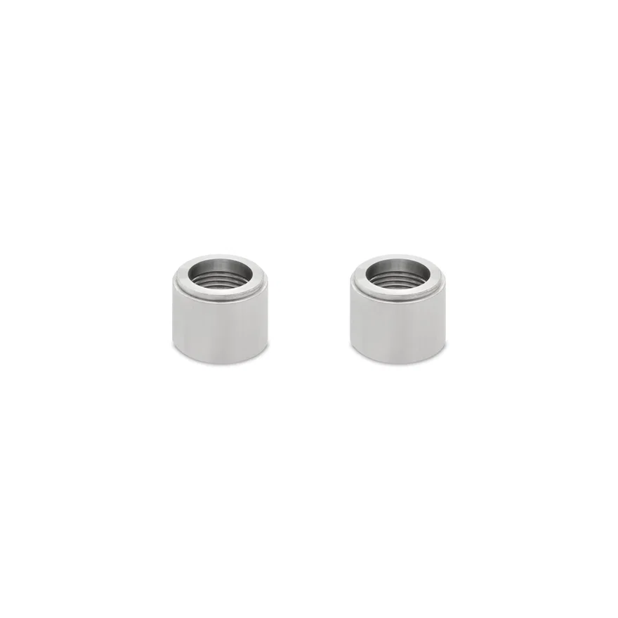 3/8in NPT Weld-on Bung, Aluminum, Pack of 2