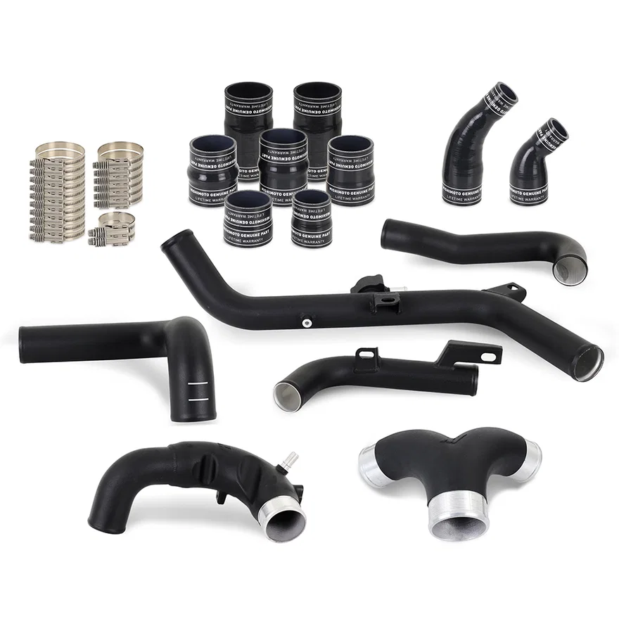 Intercooler Pipe Kit, Black, High-Mount, fits Ford Bronco 2.7L EcoBoost 2021+