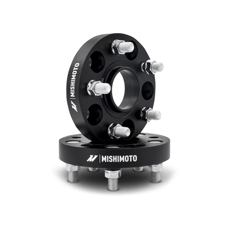 Wheel Spacers, Black, 5x120, 64.1mm Center Bore, M14 X 1.5, 10mm