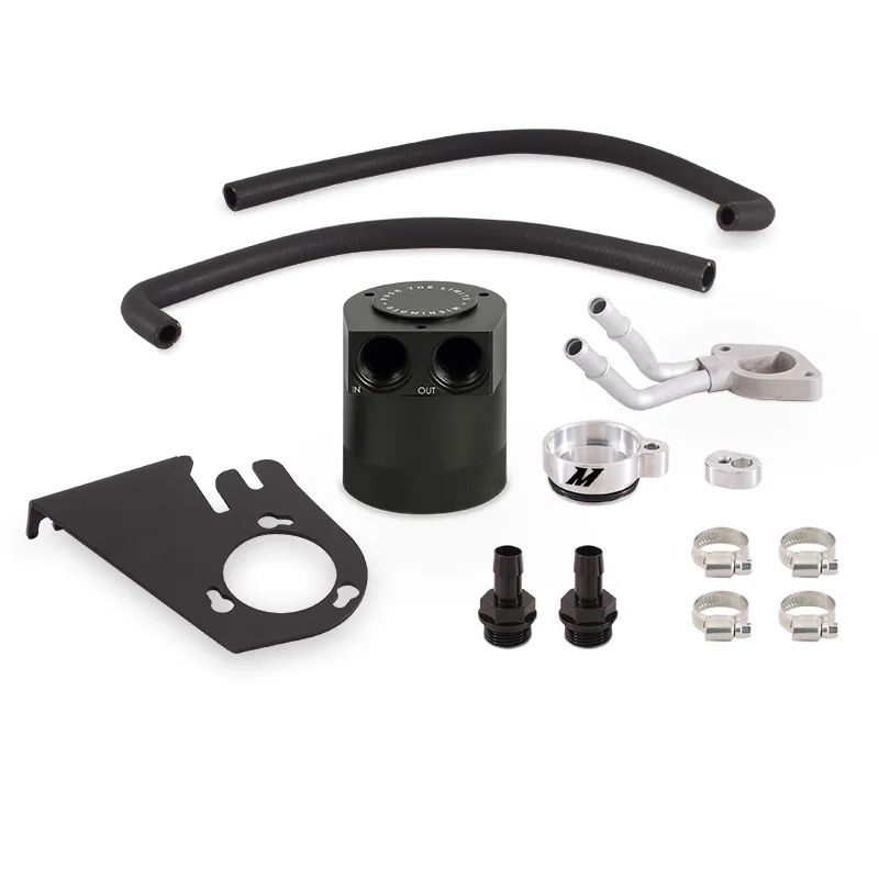 Ford 6.7L Powerstroke Baffled Oil Catch Can Kit, 2011-2016