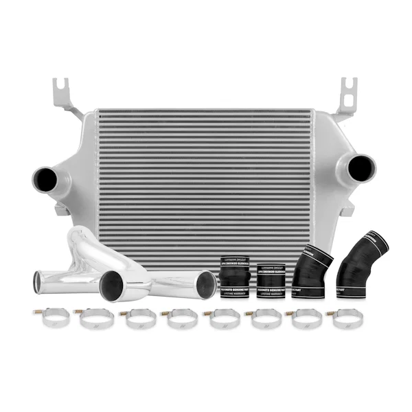 Intercooler Kit, Silver/Polished, fits Ford 6.0L Powerstroke 2003-2007