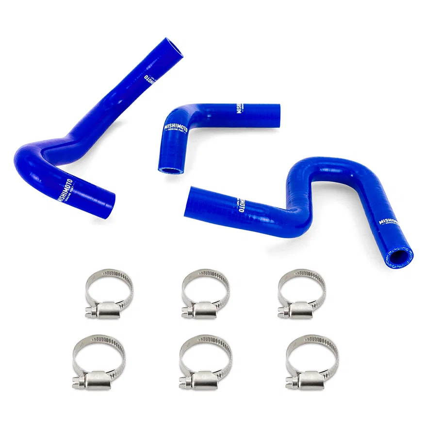Silicone Heater Hose Kit, Blue, fits Toyota 4Runner 3.4L w/o Rear Heater 96-02