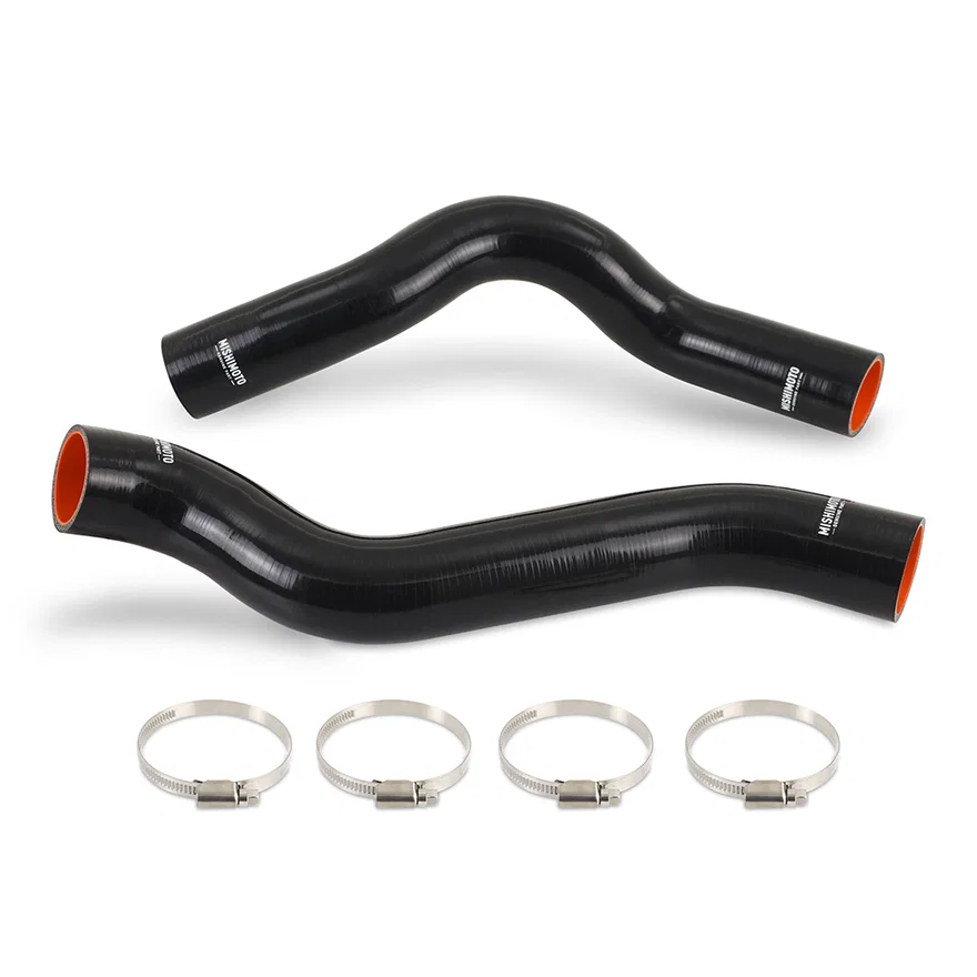 Silicone Radiator Hose Kit, Black, fits Dodge Viper 2008-2010