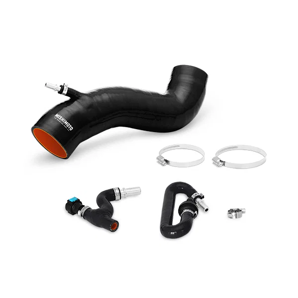 Silicone Induction Hose, Black, fits Ford Fiesta ST 2016-2019