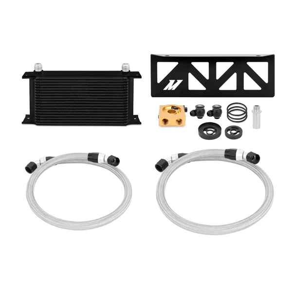 Oil Cooler Kit, Black, Thermostatic, fits Subaru BRZ/Toyota 86/Scion FR-S 13-21