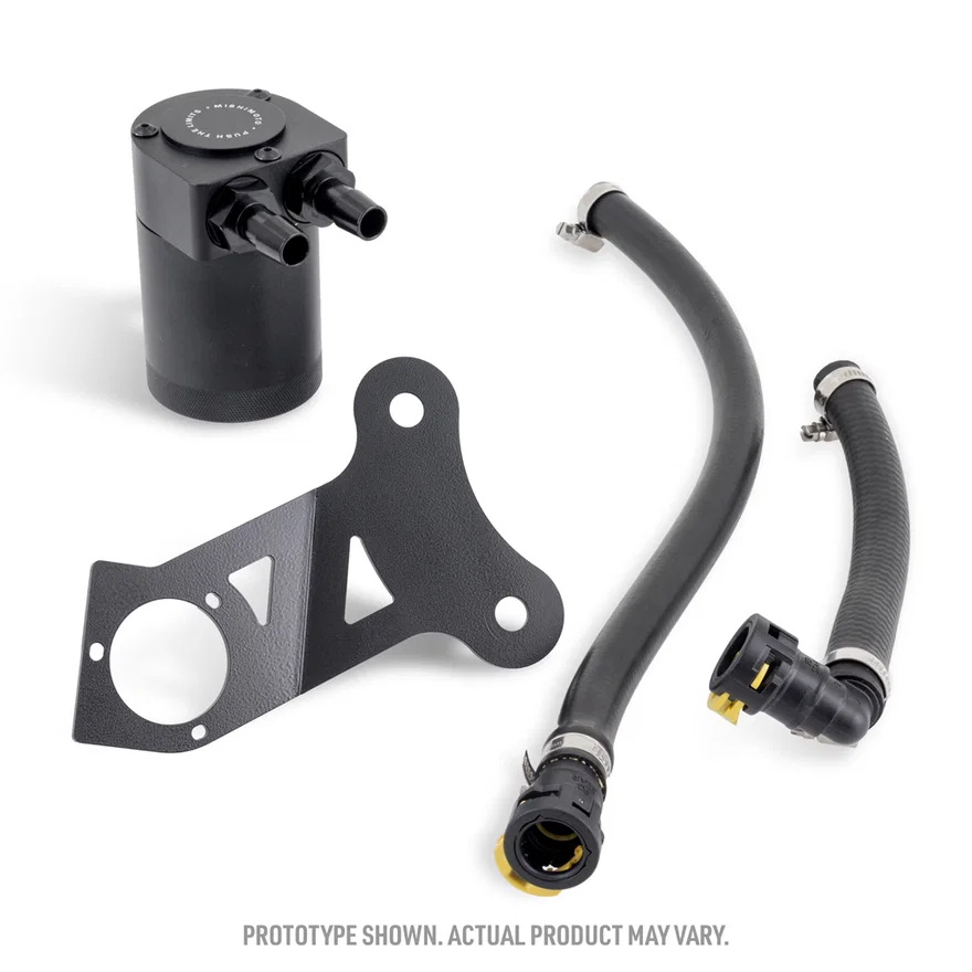 Baffled Oil Catch Can, PCV Side, fits Ford Mustang EcoBoost 2024+