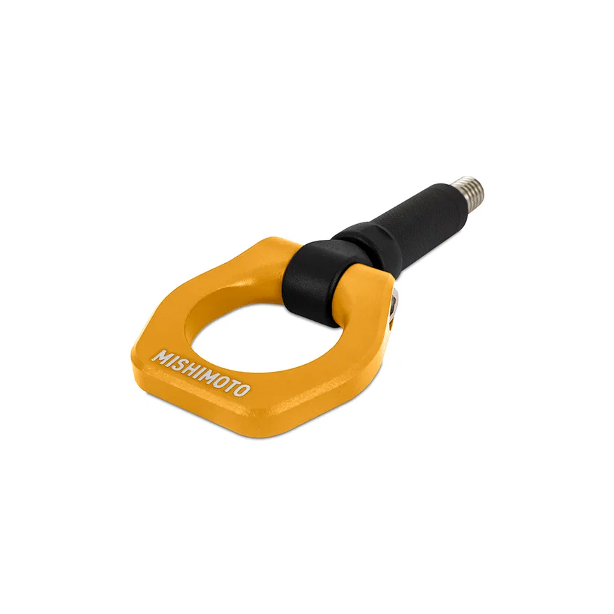 Racing Tow Hook, Gold, Front, fits BMW E36 1992-1999