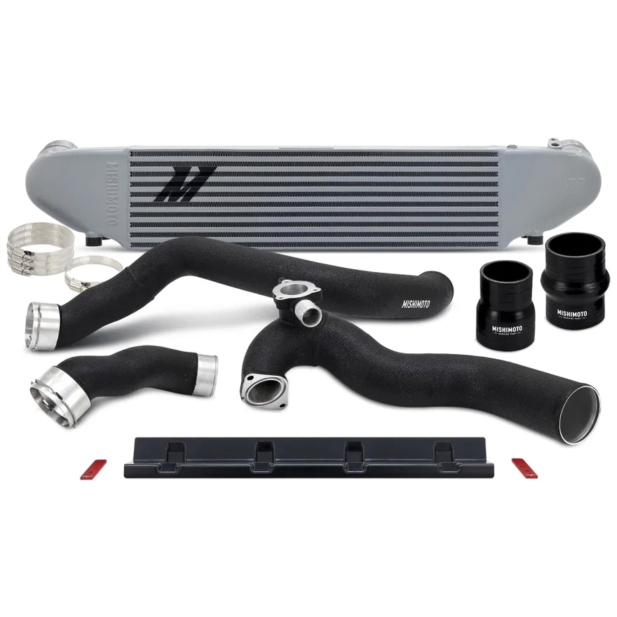 Intercooler Kit, Silver/Black, fits Ford Mustang EcoBoost 2024+