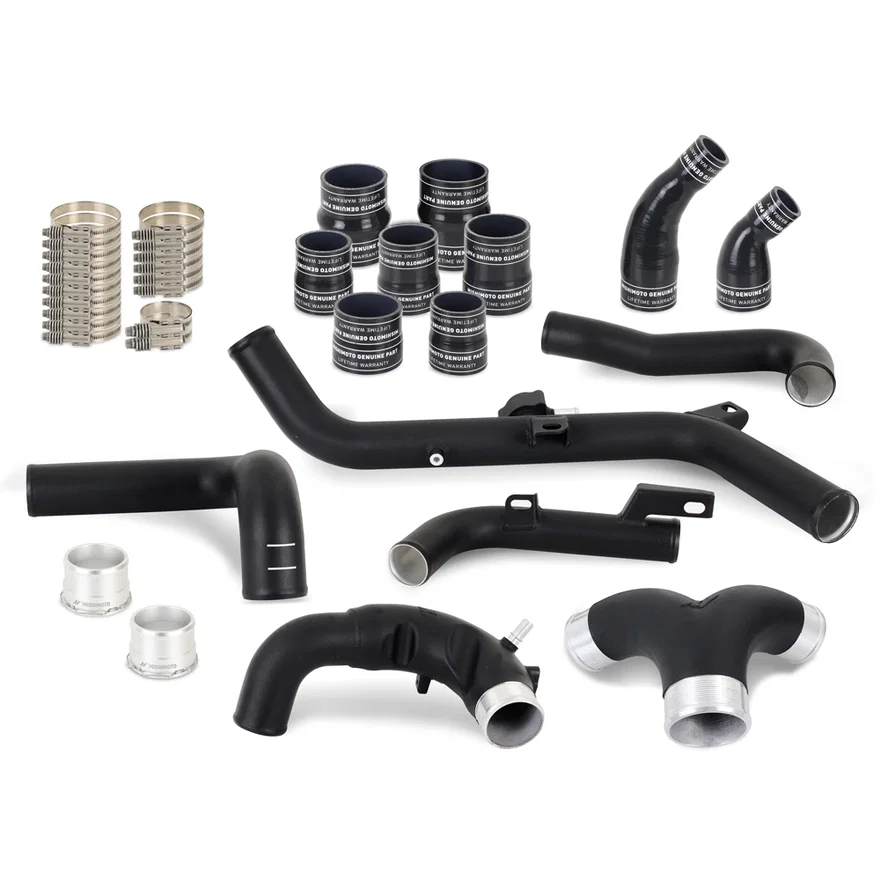 Intercooler Pipe Kit, Black, fits Ford Bronco 2.7L EcoBoost 2021+
