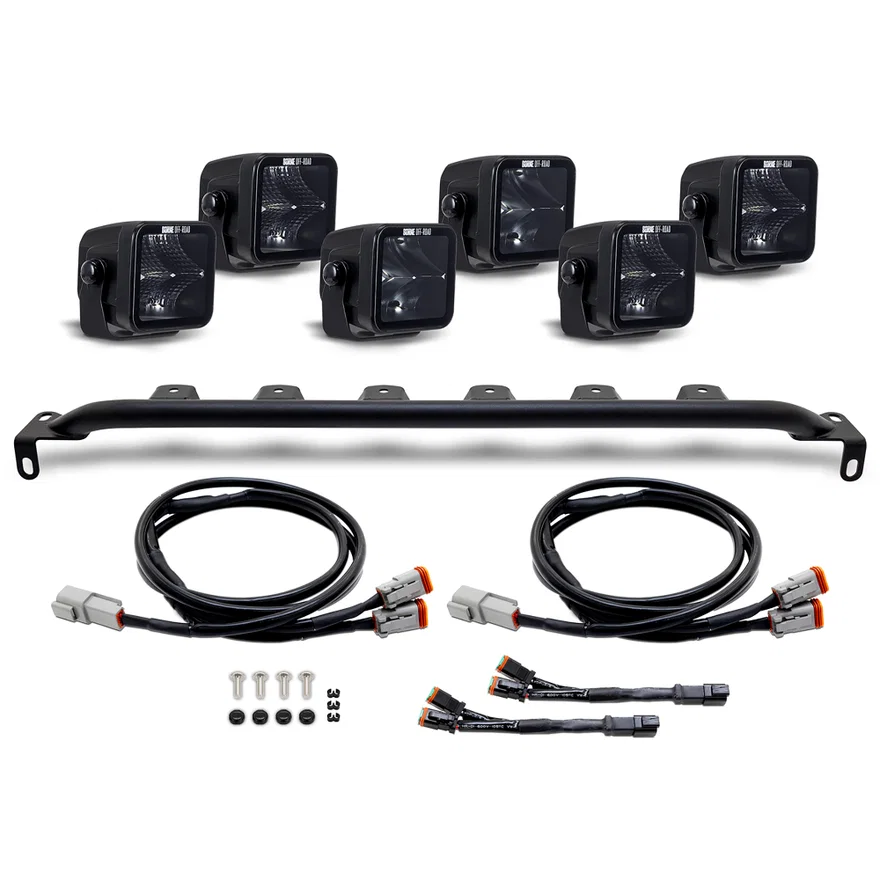 Bumper Pod Lights (6), fits Ford Bronco 2021+ w/Modular Bumper and Upfitter