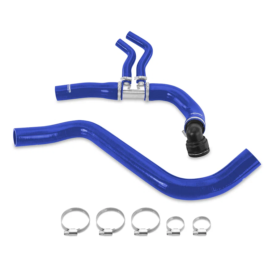 Silicone Radiator Hose Kit, Blue, fits Ford Expedition 3.5L EcoBoost 2015-2017