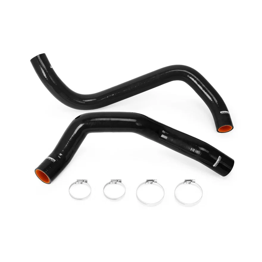 Silicone Radiator Hose Kit, Black, fits Ford Mustang 3.8L V6 2001-2004