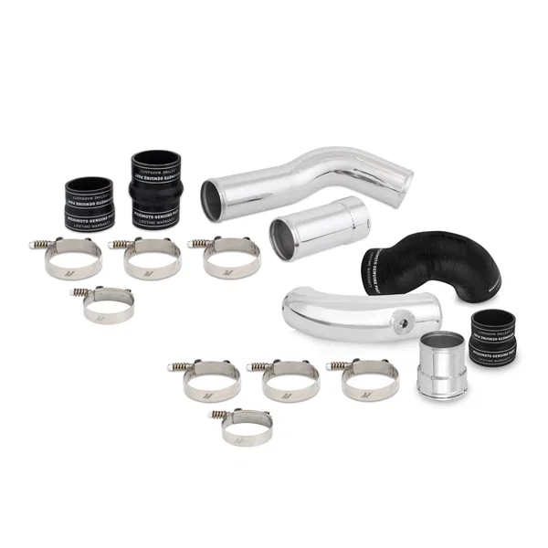 Intercooler Pipe Kit, Black, fits Ford 6.7L Powerstroke 2011-2016