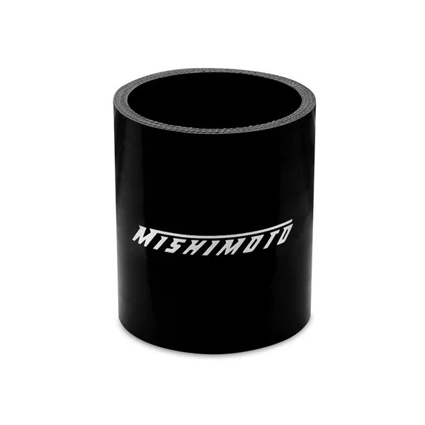 Straight Coupler, Black, Silicone, 2.25in