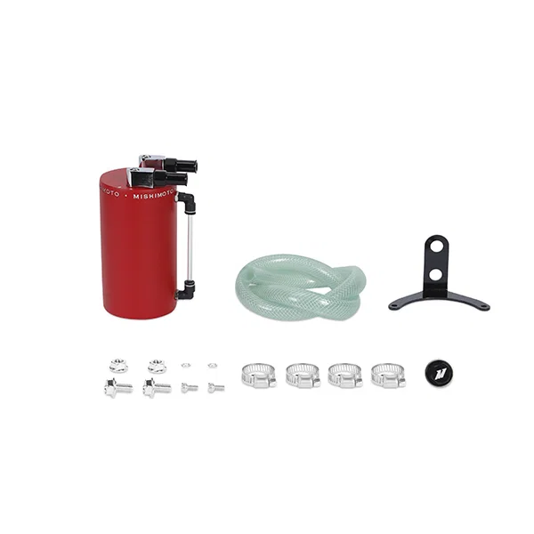 MMOCC-LAWRD Oil Catch Can, Red, Aluminum, Large