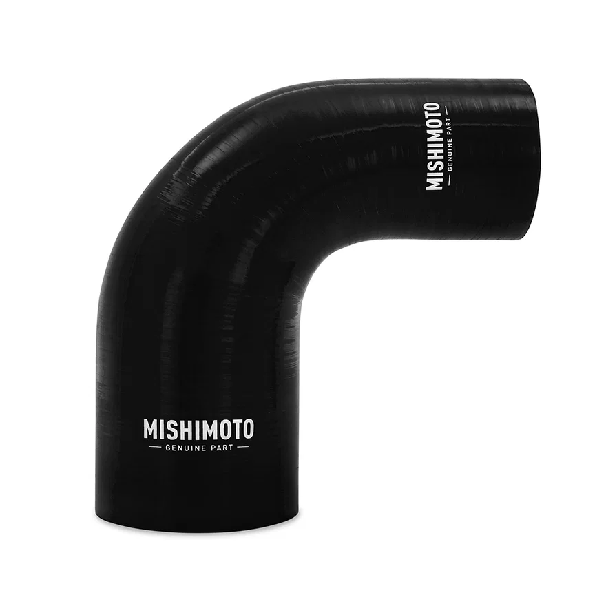 90-Degree Transition Coupler, Black, Silicone, 2.50in to 3.25in