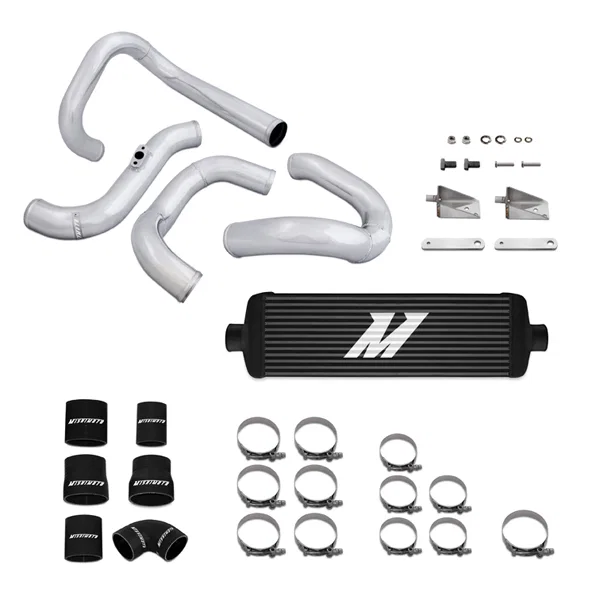 Intercooler Kit, Black/Silver, Race Edition, fits Hyundai Genesis 2.0T 2010-2012