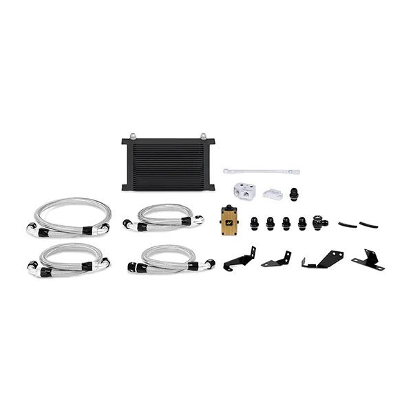 Oil Cooler Kit, Black, Thermostatic, fits Pontiac GTO 2004-2006