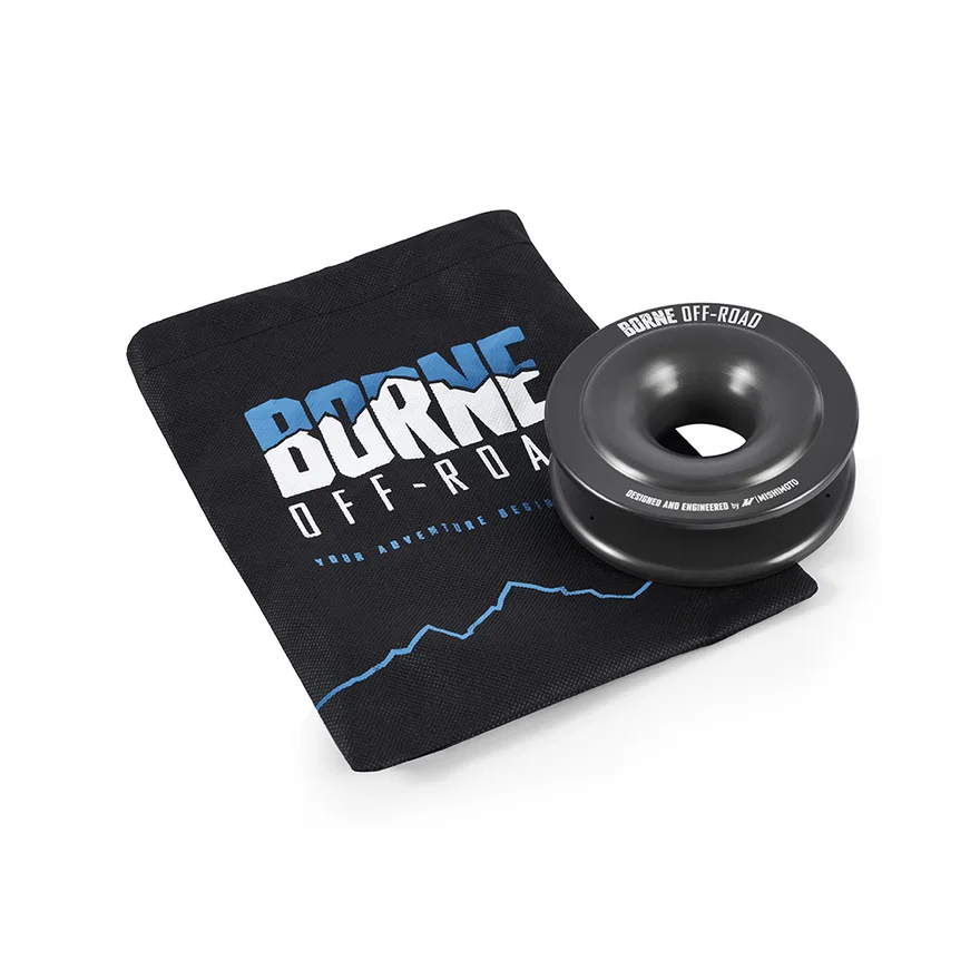 Borne Off-Road BNRR-LG Aluminum Recovery Ring, Large (Truck & Jeep)