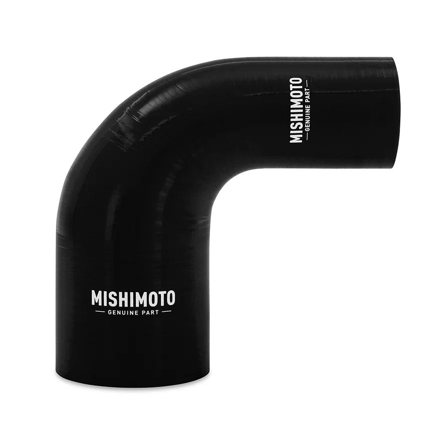 90-Degree Transition Coupler, Black, Silicone, 1.75in to 2.50in
