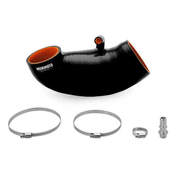 Silicone Induction Hose, Black, fits Chevrolet Camaro SS 2016-2019