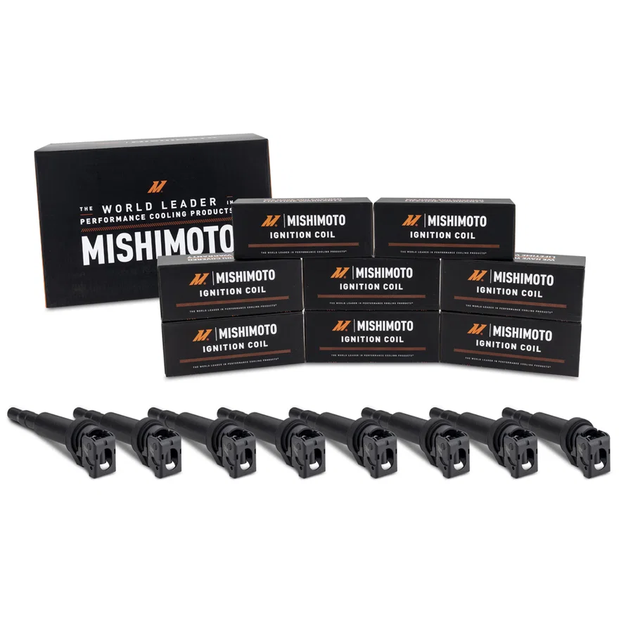 Ignition Coil, Bosch Style, Set of 8, fits BMW 550i 4.4L 2011-2015