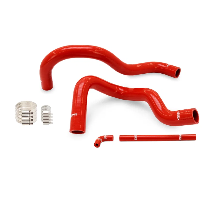 Silicone Coolant Hose Kit, Red, fits Toyota Tacoma 2.4L/2.7L 4WD Auto 1995-04