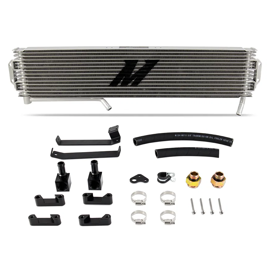 Transmission Cooler, Silver, fits Chevrolet/GMC 6.6L Duramax LML 2015-2016