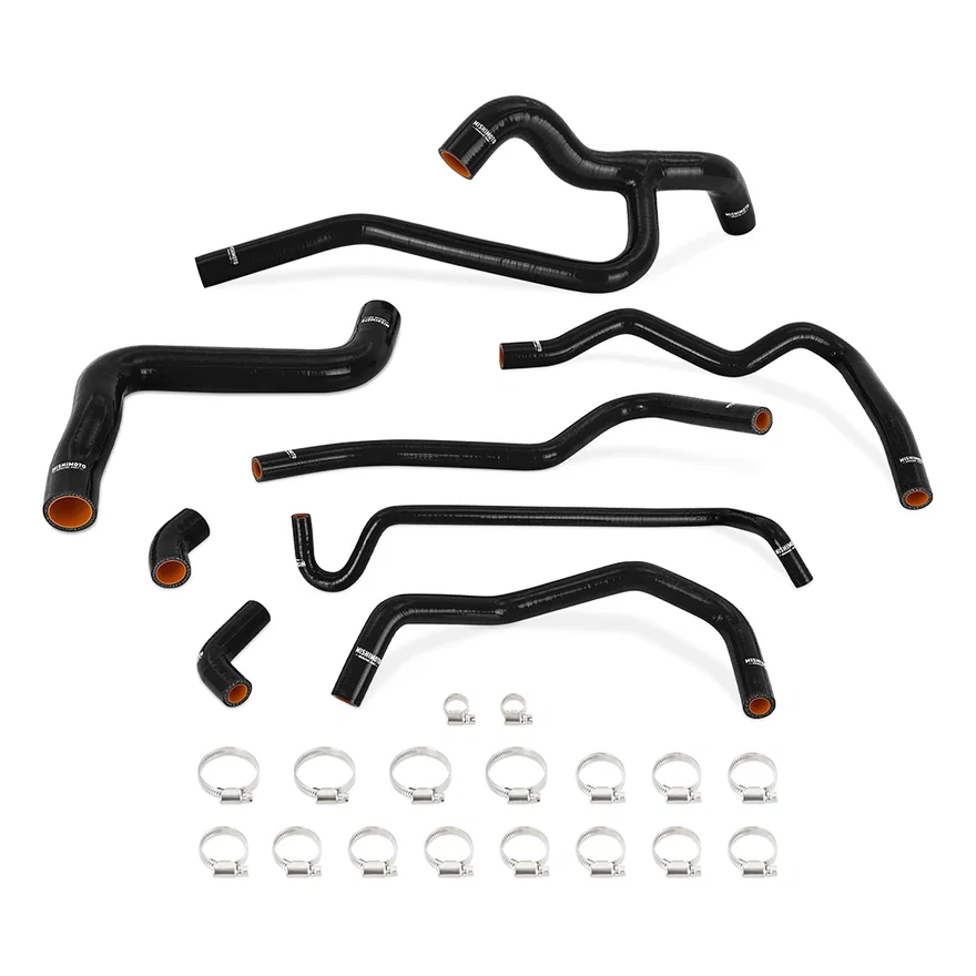 Silicone Radiator & Heater Hose Kit, Black, fits Ford Mustang V6 4.0L 2005-2010