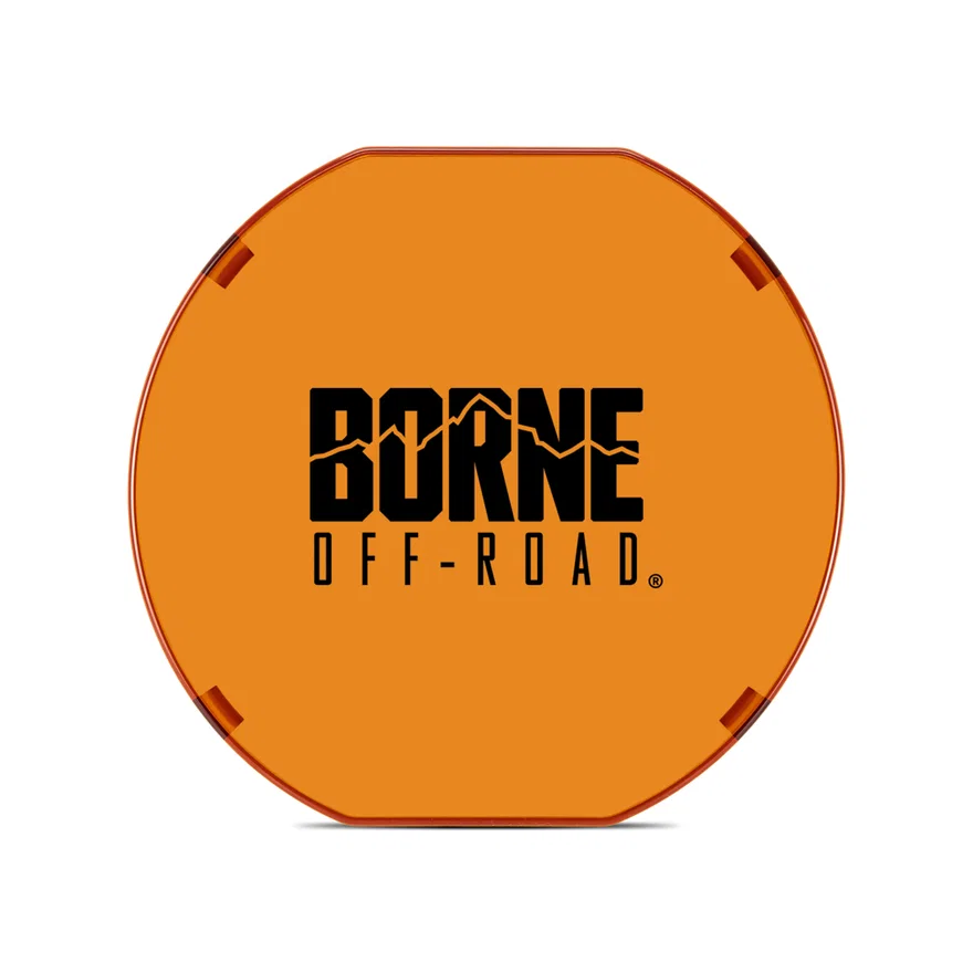 Borne Off-Road BNLT-COV-RD7YL 7 in Round Light Cover, Amber