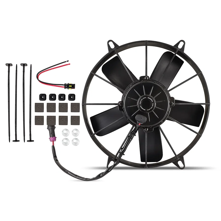 High-Flow Race Line Electric Fan, 11 in
